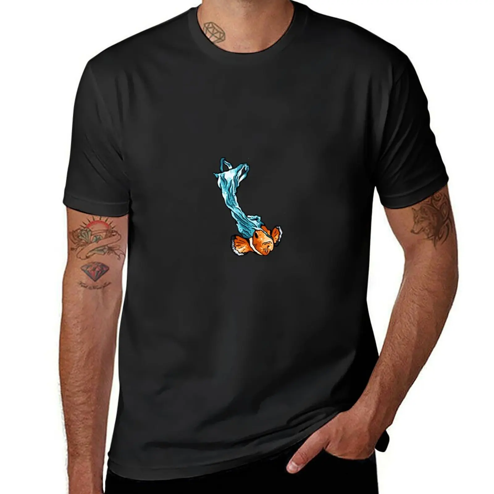 

Nemo's Dress - Sea Pollution Series T-Shirt sports fans sweat aesthetic clothes tops heavy weight t shirts for men