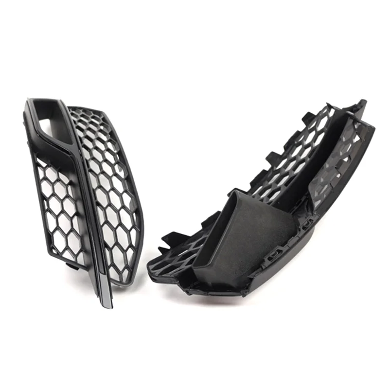 

Сотовая сетка, крышка противотуманной фары для A3 S3 S-Line 2013-2016, передний бампер автомобиля, крышка противотуманной фары, гоночная решетка