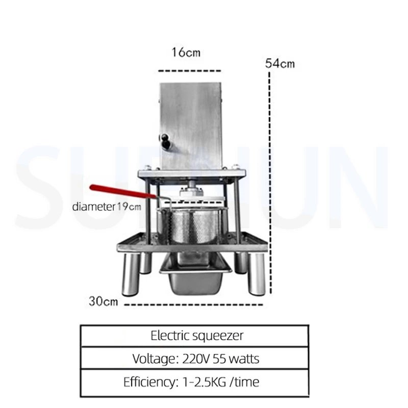 Machine de vaccage Électrique pour Légumes et Choux, Appareil de Déliaison Alimentaire Commercial