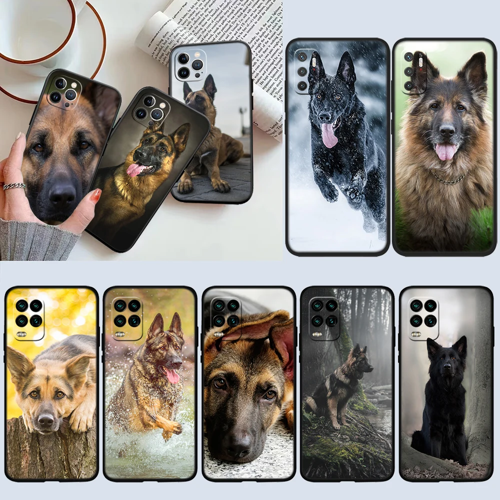NH30 German Shepherd Dog Case for Samsung M06 M15 M16 M35 M55 M56 A36 A42 A50 A50S A51 A52 A32 A33 A05 A05S A06 A16 A20