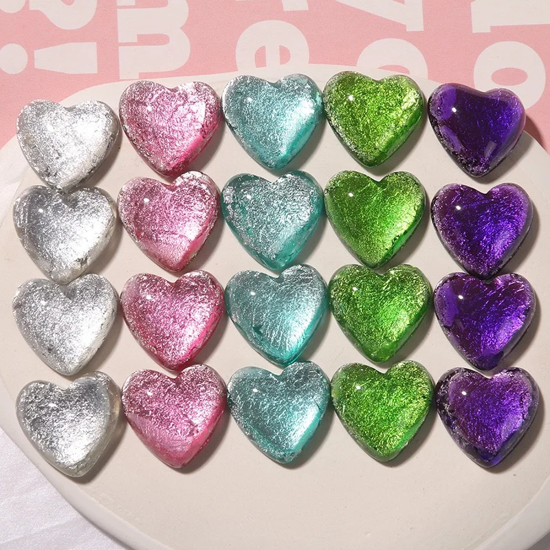 

Бесплатная доставка, 50 шт./лот, 22 мм, цветные мультяшные сердечки, смоляные кабошоны, бусины «сделай сам», ювелирные изделия, одежда/аксессуары для волос