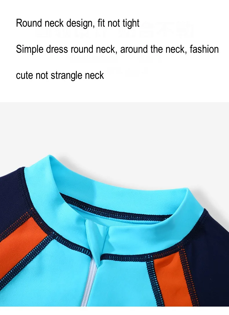 Kids One Piece UV Protection Professional Water Sport SwimWear For Children Surfing Beach Rash Guard Quick-Drying Bathing Suit - Image 6