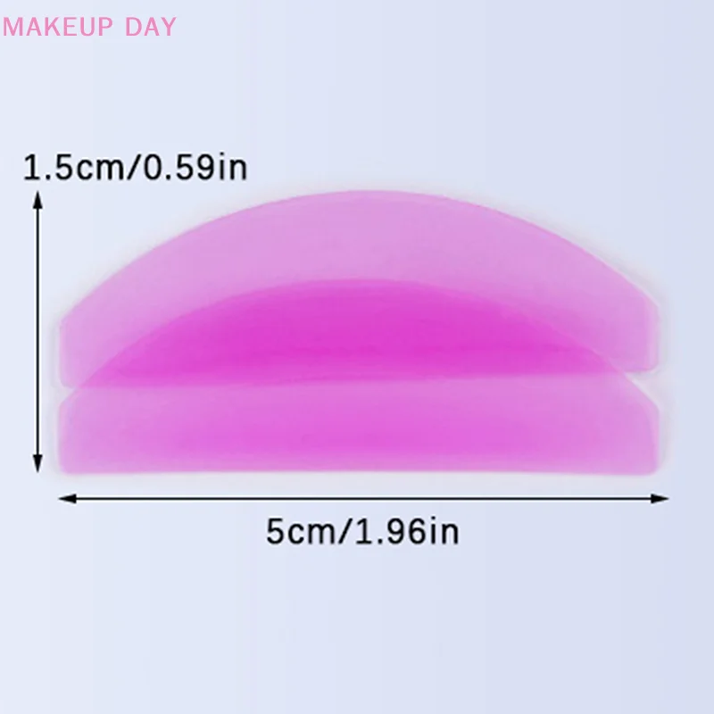 แผ่นดัดขนตาซิลิโคนบางพิเศษ1คู่แท่งป้องกันยก3D ดัดขนตาอุปกรณ์แต่งหน้า