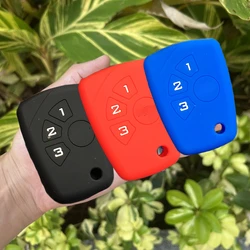 4 Buttons Silicone Car Key Case Cover for Chevrolet Cruze Spark Onix Silverado Volt Camaro Aveo Sonic Keyless Go Remote Keychain