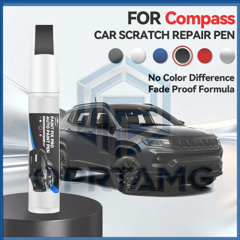 

Car Tool Accessories For Jeep Compass Car Paint Repair Pen Touch Up Scratch Remover DIY Auto Accessories White 296 Black 84