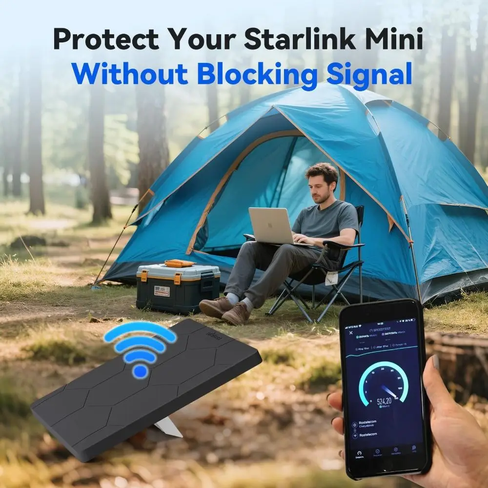 Silicone Protective Cover Anti Scratch Shockproof Satellite Case Heat Dissipation Waterproof for Starlink Gen 3