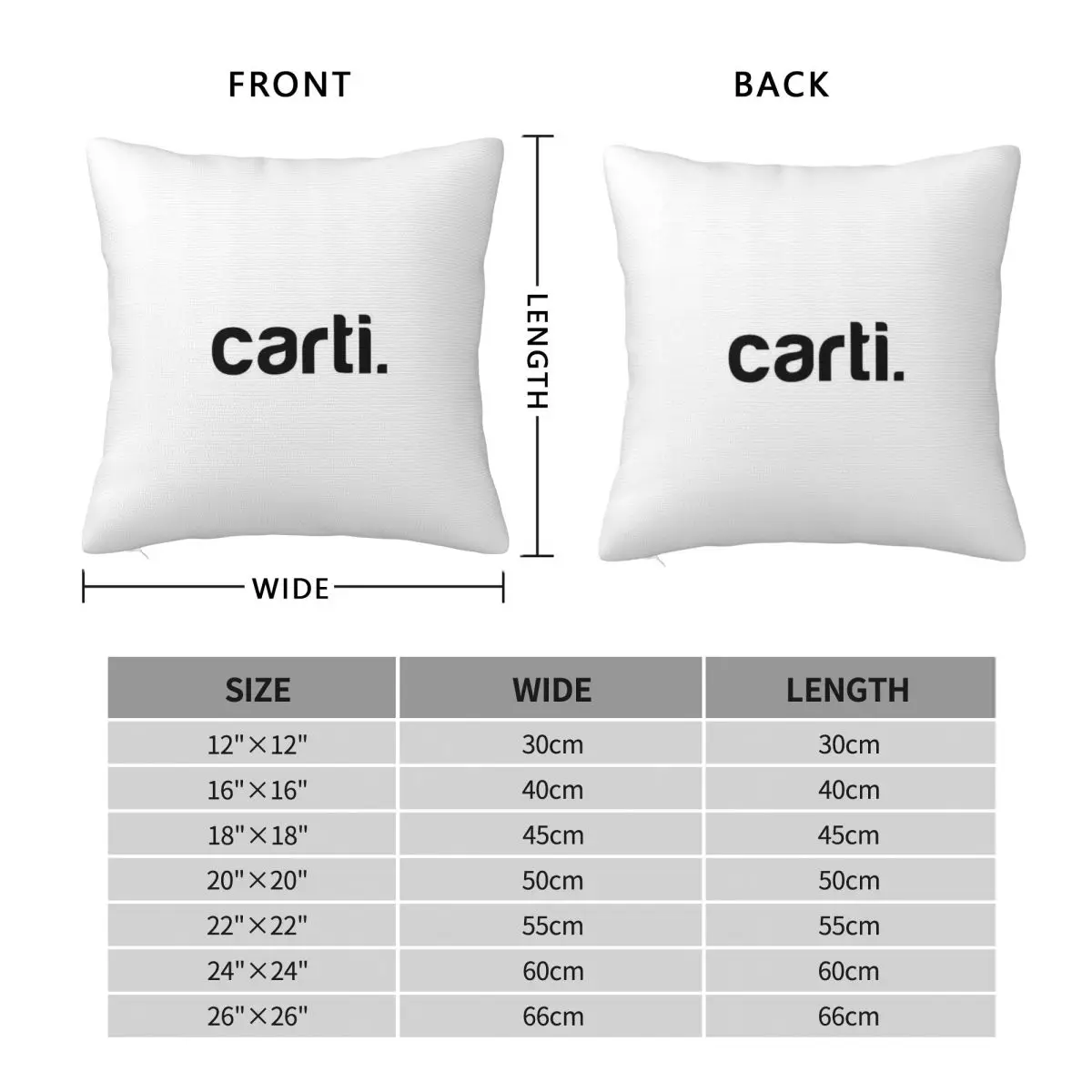 Playboi Carti Square Pillowcase Polyester Linen Velvet Pattern Zip Decorative Pillow Case Car Cushion Cover