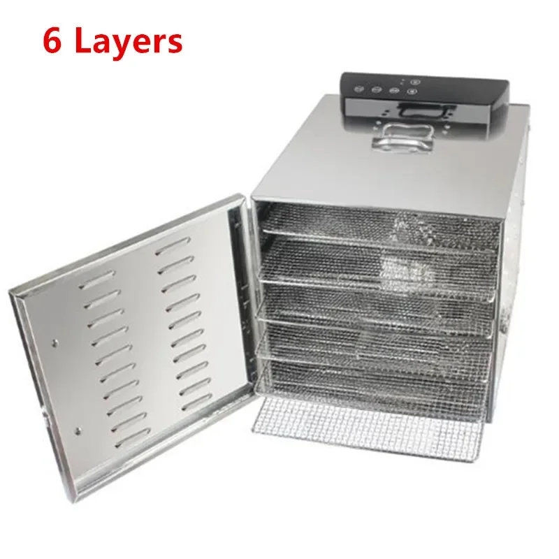 Home Use Stainless Steel 6 Layers 8 Layers Food Dehydrator Snacks Dehydration Dryer Fruit Vegetable Herb Meat Drying Machine