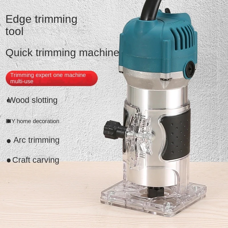 

Electric woodworking edge trimming machine slotting machine carving machine drilling machine electric tools