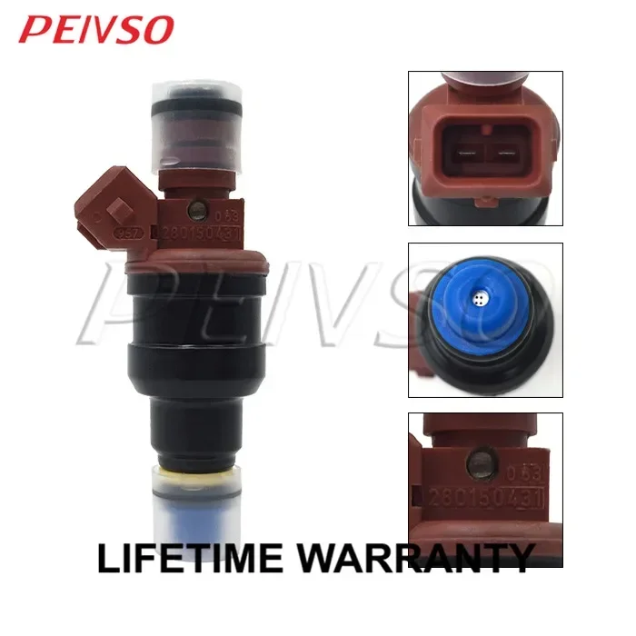 PEIVSO 4pcs 0280150431 Injetor de combustível para SAAB 900 1994 ~ 1998 9-3 1999 ~ 2001 2.0L 9000 1994 ~ 1998 2.3L I4