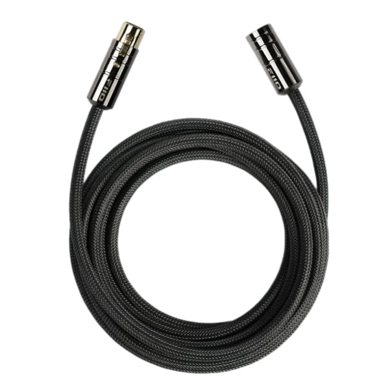 【149】FiiO LX-XLR3 2025 3-Pin XLR Male-to-Female Audio Cable, 20AWG High-Purity OFC Conductors(20AWG×3), 3Meters Length