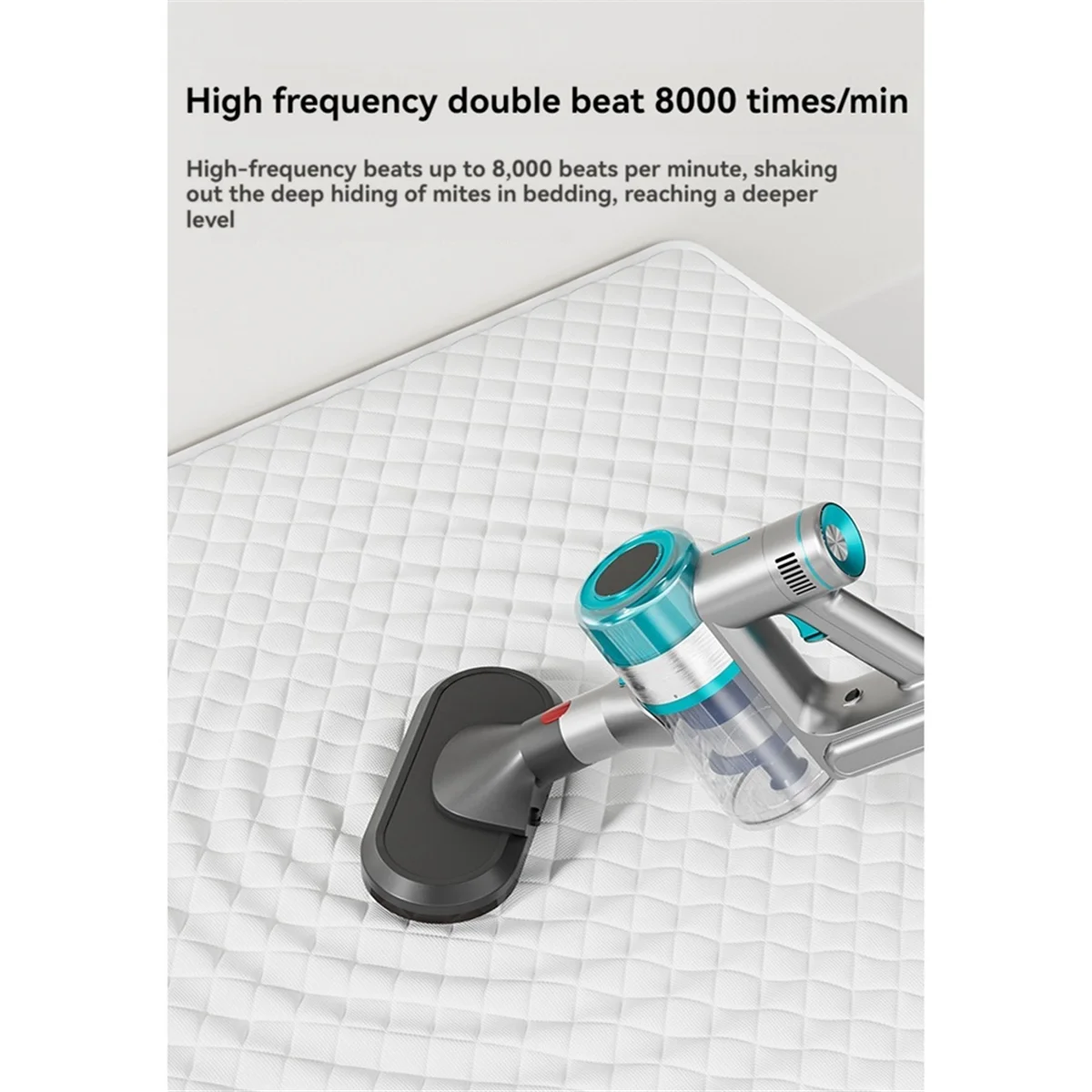 Mini cabezal de cepillo de herramienta motorizada para Dyson V7, V8, V10, V11, V15, piezas de aspiradora, cepillo de eliminación de ácaros para cama y sofá