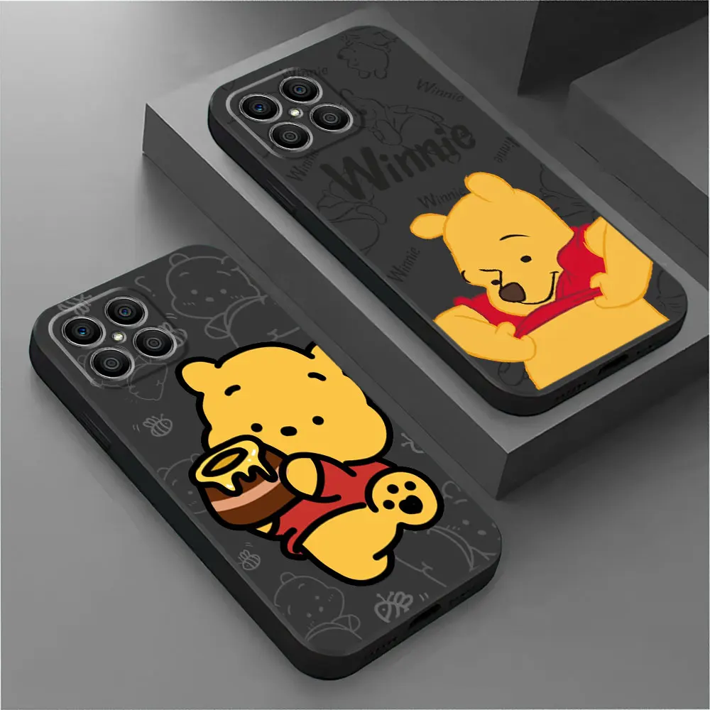 

Case For Huawei Honor X8a X8 90 Lite X9a 8X 70 X7 Magic5 Pro P30 P20 P40 X6 X6a P Smart Z Soft Phone Cover Disney Winnie Pooh