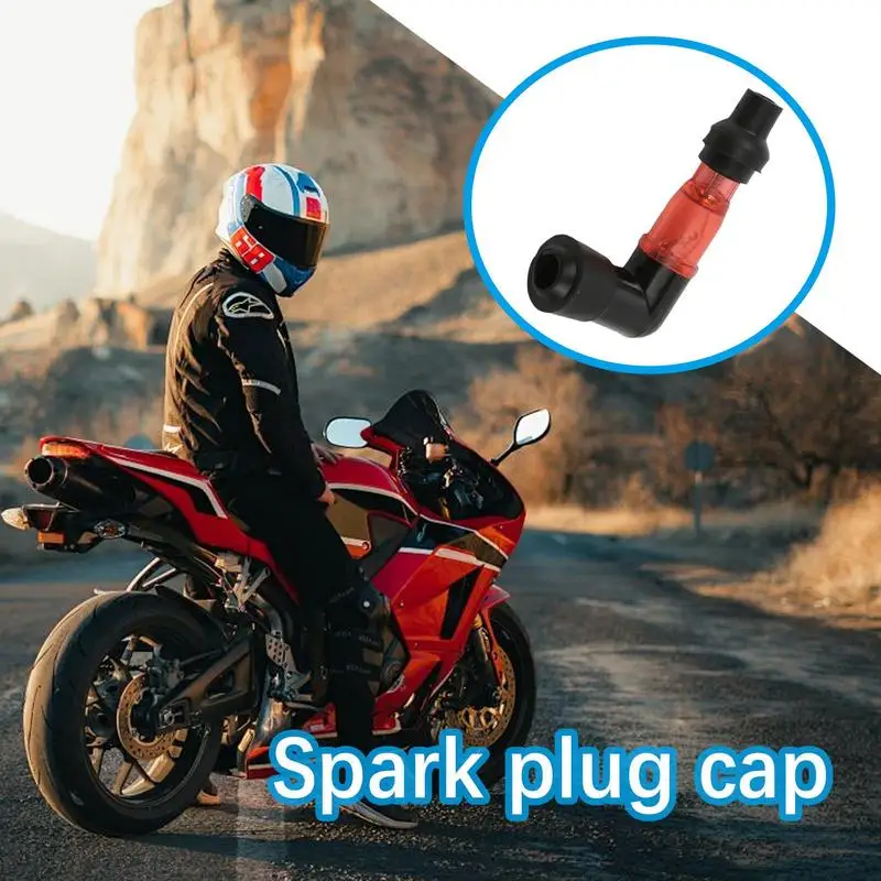 

Motorcycle Flash Spark Plug Cap Flash Spark Plug Resistor For Motocross Motorcycle Spark Plug Boot Cap For Motorbike Dirt Motorc