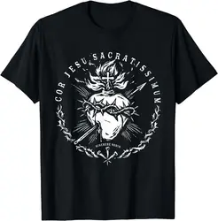 Heilige Hart Van Jezus Katholiek, Katholiek T-Shirt Anime Grafische T-Shirts Voor Mannen Kleding Vrouwen Korte Mouw T-Shirts Nieuwe Aankomst