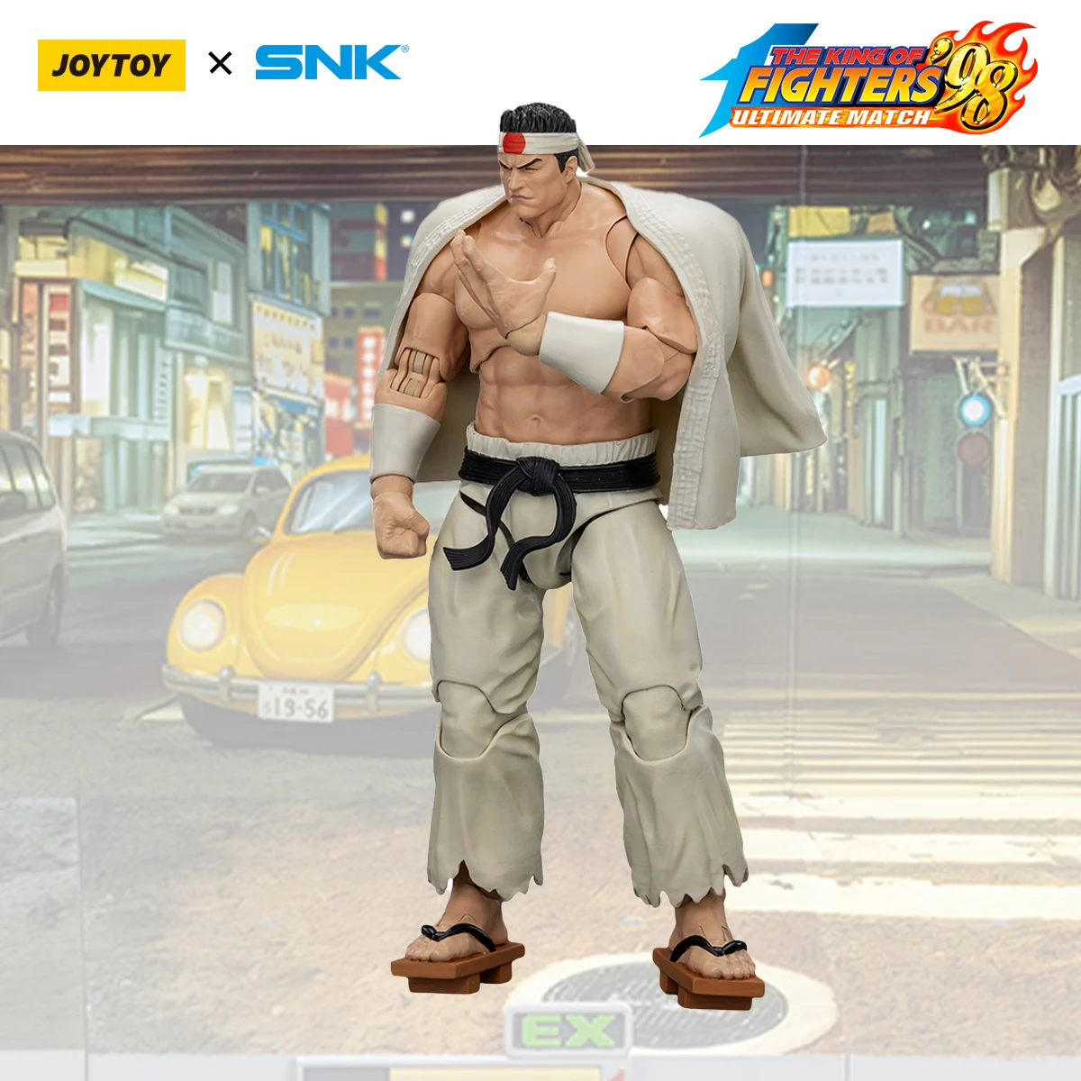 JOYTOY & SNK KOF 98UM مجسم شخصية ليونا هايدرن/رالف جونز/كلارك ستيل/كيو كوساناجي/جورو دايمون/بينيمارو نيكيدو نموذج ألعاب