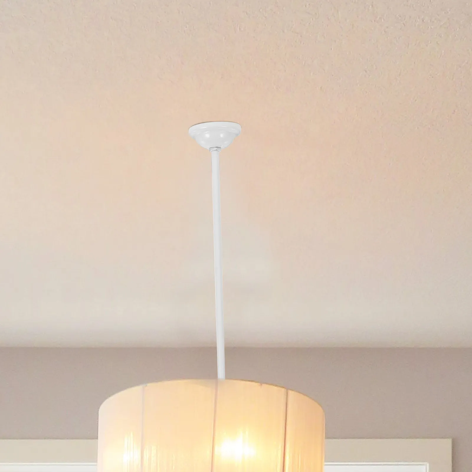 

Sturdy Aluminum Alloy Fluorescent Lamp Hanging Rod Light Pole for Pendant Light Fixture Installation Home Office Commercial Use