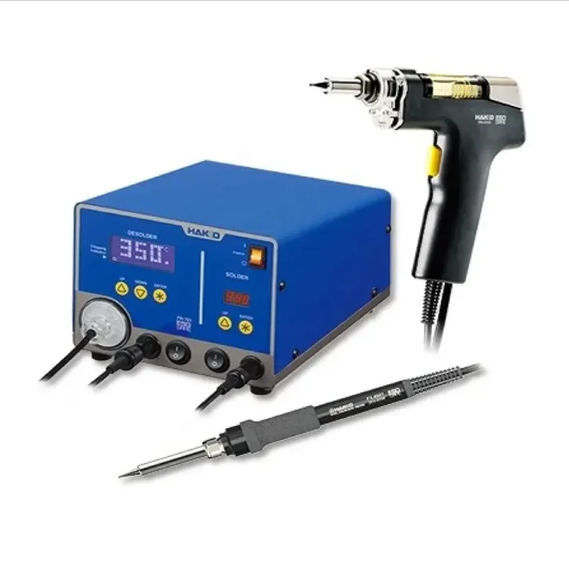 Digital Repair System FR701 ORIGINAL 2-Port Soldering Iron Desoldering Tool Lead Free ESD FR-701 2-in-1 Rework Station