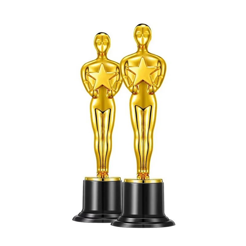 10 Pcs Figurine Gold Award Trophies Mini Trophy Party Favors For Celebrations Classroom Prizes And Party