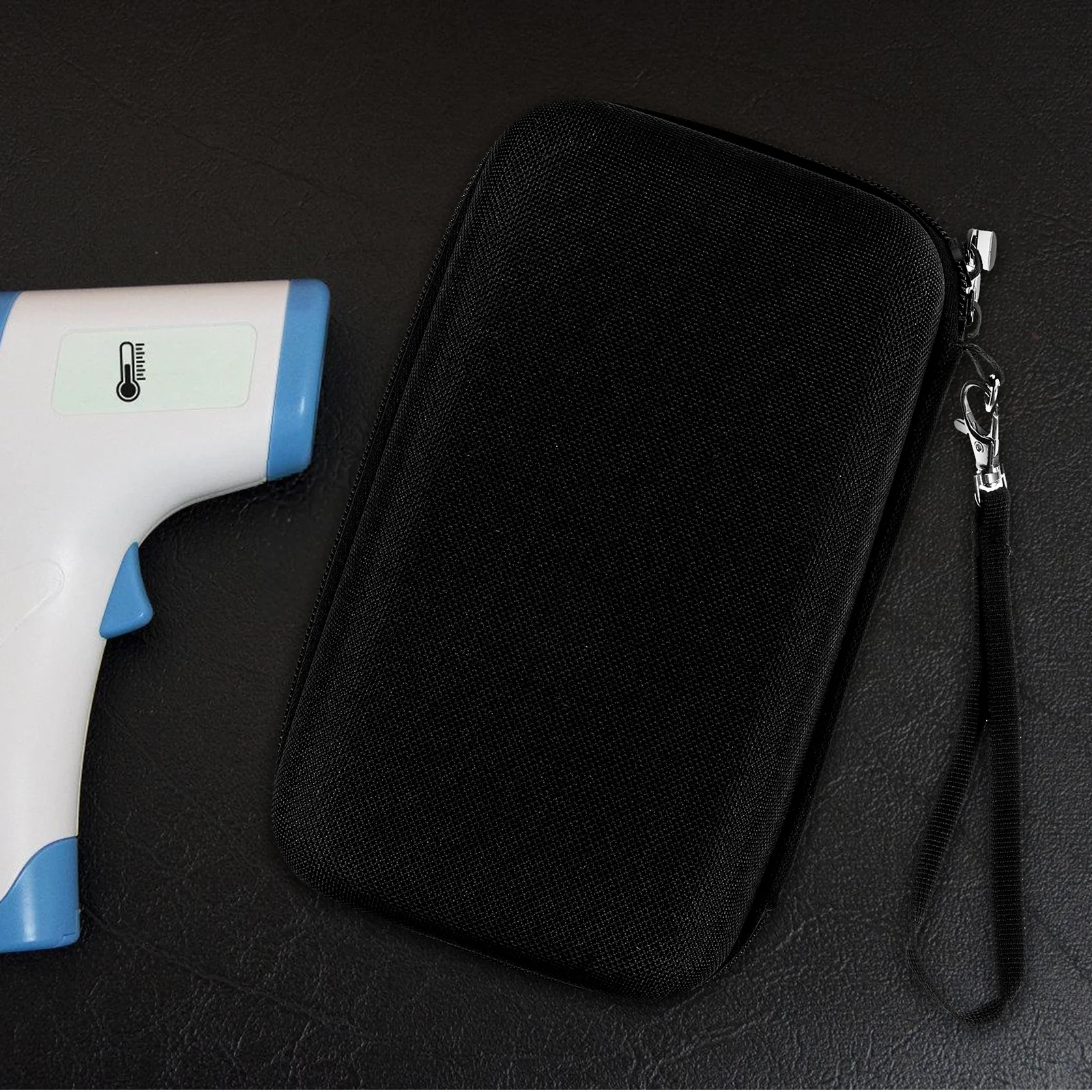 

Thermometer Case Protective Cover with Mesh Pocket Durable Zipper Moisture Resistant Dust Proof Travel Bag Thermometer Pouch