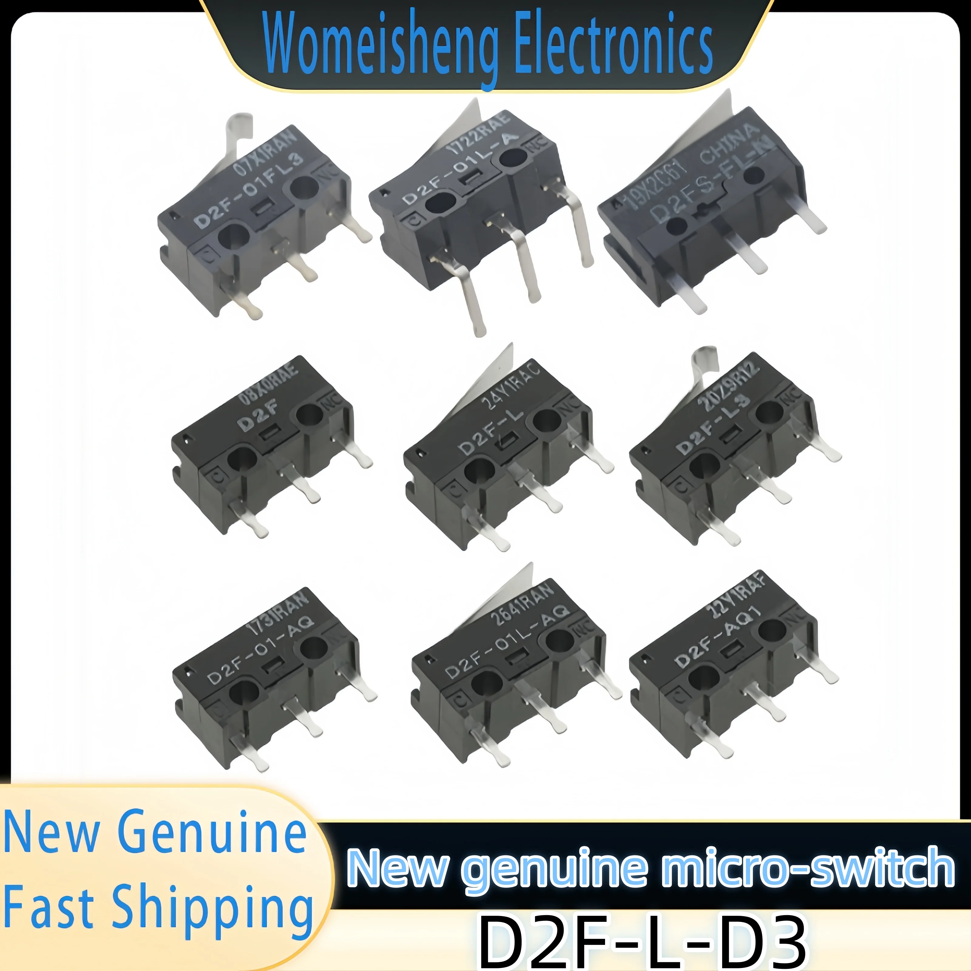 

New Original Genuine D2F-L-D3 Microswitch 1PCS