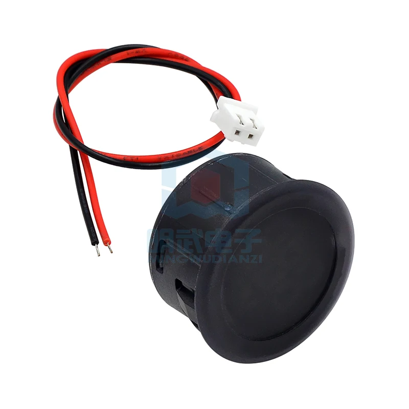 DC 4-100V DC Digital Voltmeter Kopf anzeige LED Digital anzeige Runde Zweidraht Voltmeter Reverse Connection Schutz