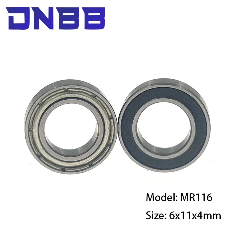 

DNBB Bearings 10pcs ABEC-1 MR115 10pcs ABEC-3 MR115 10pcs ABEC-5 MR115 5x11x4 Miniature Ball Bearing