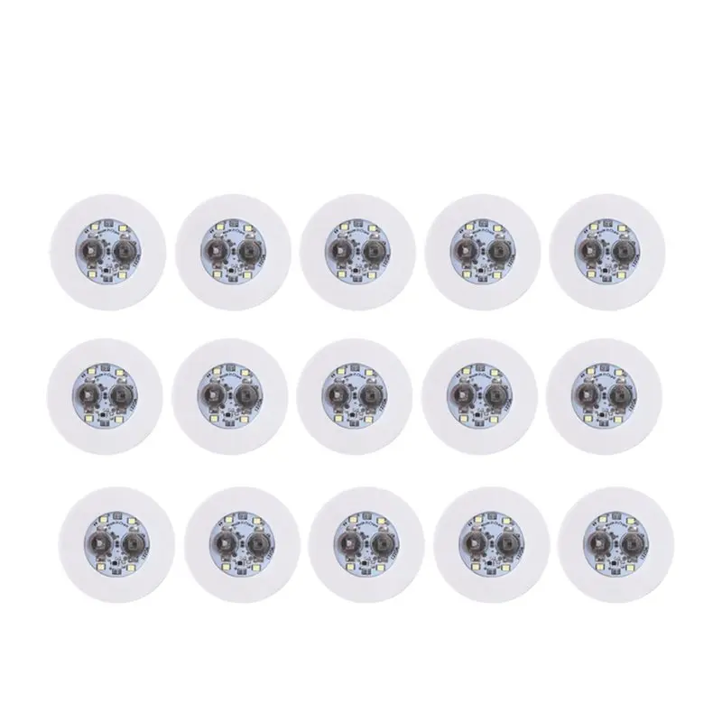 ALIM-LED Bottles Lights 15Pcs LED Coaster LED Sticker Lights Cup Lights Blue Light For Wine Liquor Bottle Sparklers