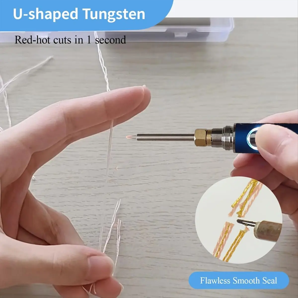 

Rechargeable Thread Zapper Tool Wire tie Aluminum Alloy