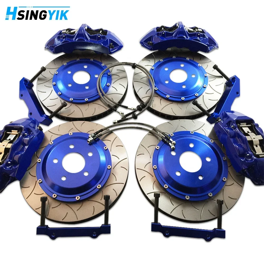 Manufacturer Upgrade Auto Part System Racing Car Brake System Big Brake Kit 6 Piston Front and 4 Piston Rear