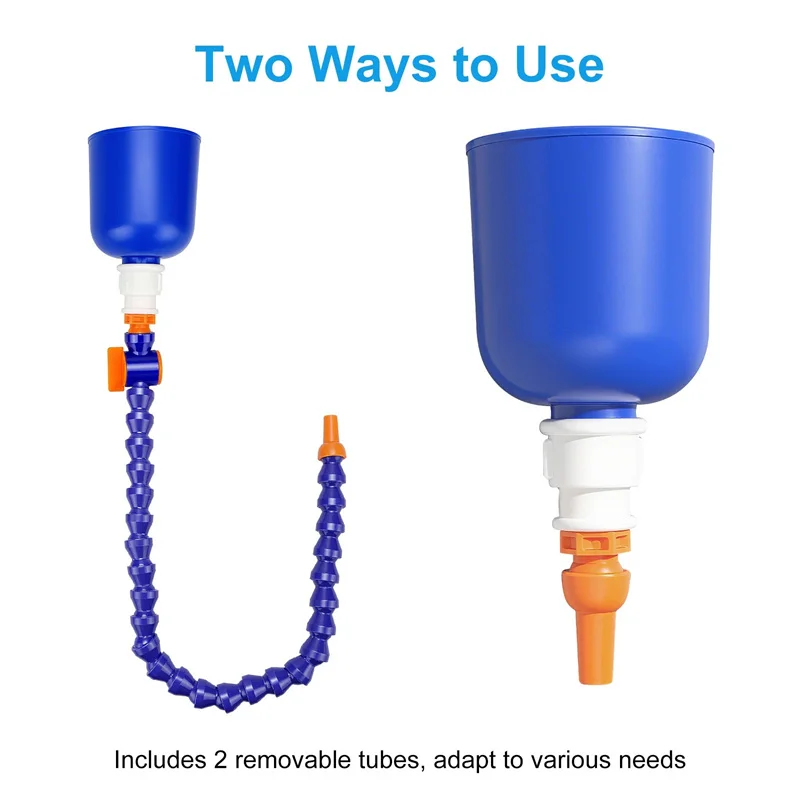 قمع التزود بالوقود العالمي للسيارات قمع مرن قابل للانحناء أدوات نظام الزيت المقاوم للانسكاب للسيارات والدراجات النارية #6