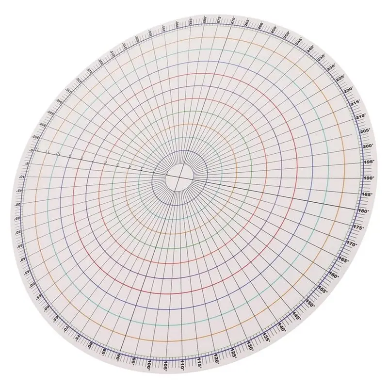 ABGG-2X Pottery Clay Divider Tool Equal Circle Protractor Rotary Disc Pottery Trimmer Tool Circle Scale Ruler