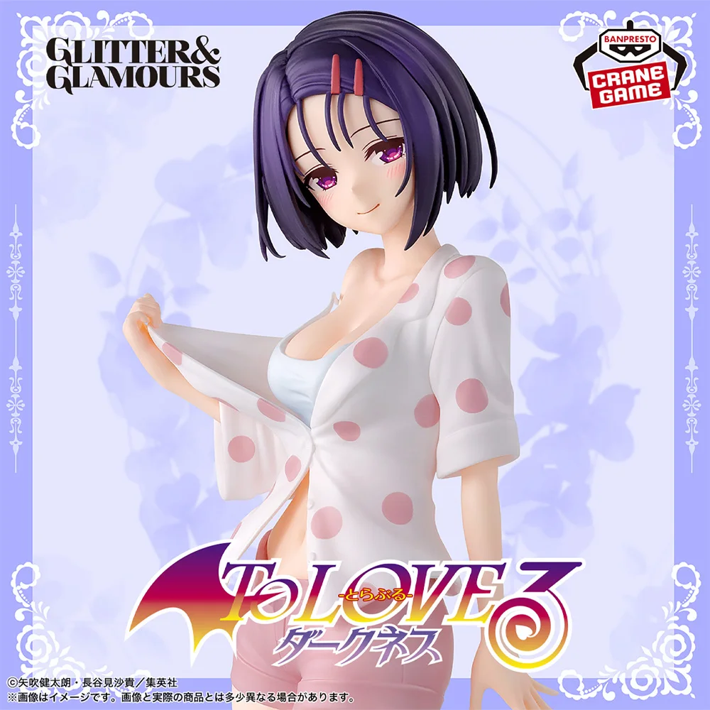 

Официально лицензированная фигурка BANPRESTO GLITTER & GLAMOURS To Love Ru Darkness Haruna Seirenji, аниме-модель, игрушка