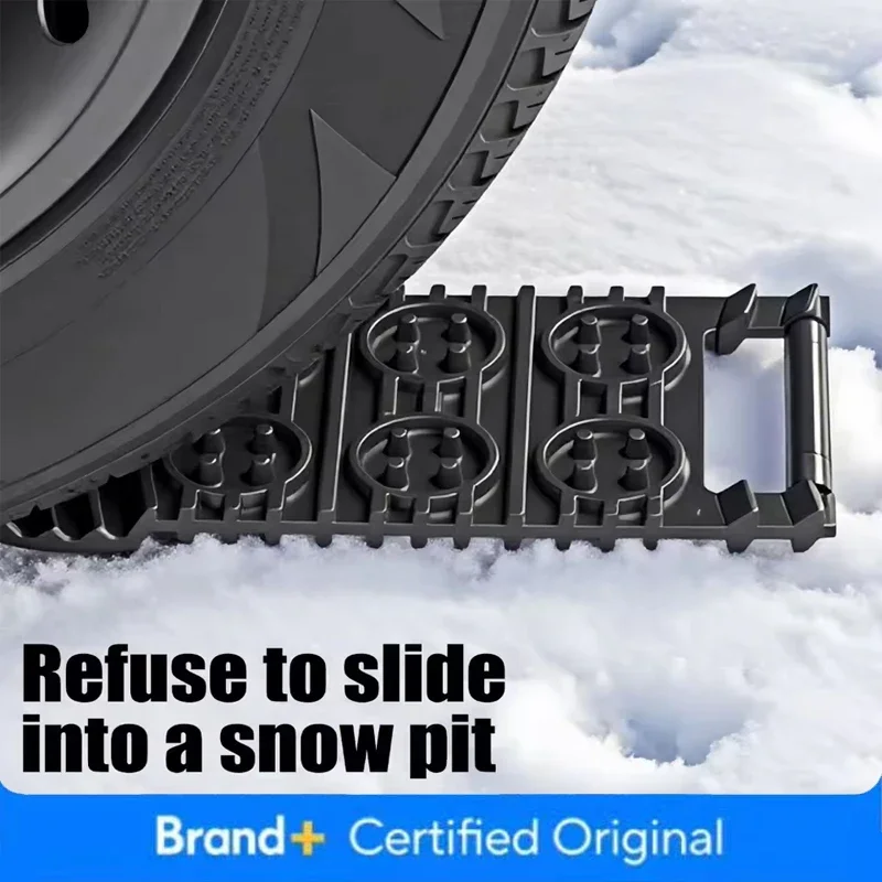

Car Tire Traction Mat Portable Emergency Anti-Slip Board Quick Rescue for Snow Ice Mud Sand Universal Vehicle Recovery Amagi