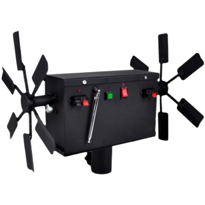 Wedding celebration dual-wheel rotating colorful confetti/flower spraying machine, indoor flower spraying machine.