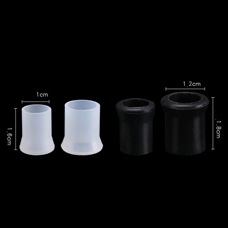 10Pcs Smoking Pipe Mouthpiece Silicone Protective Case 10/12mm Protection Ring for Tobacco Pipes Smoking Tip Assceeories