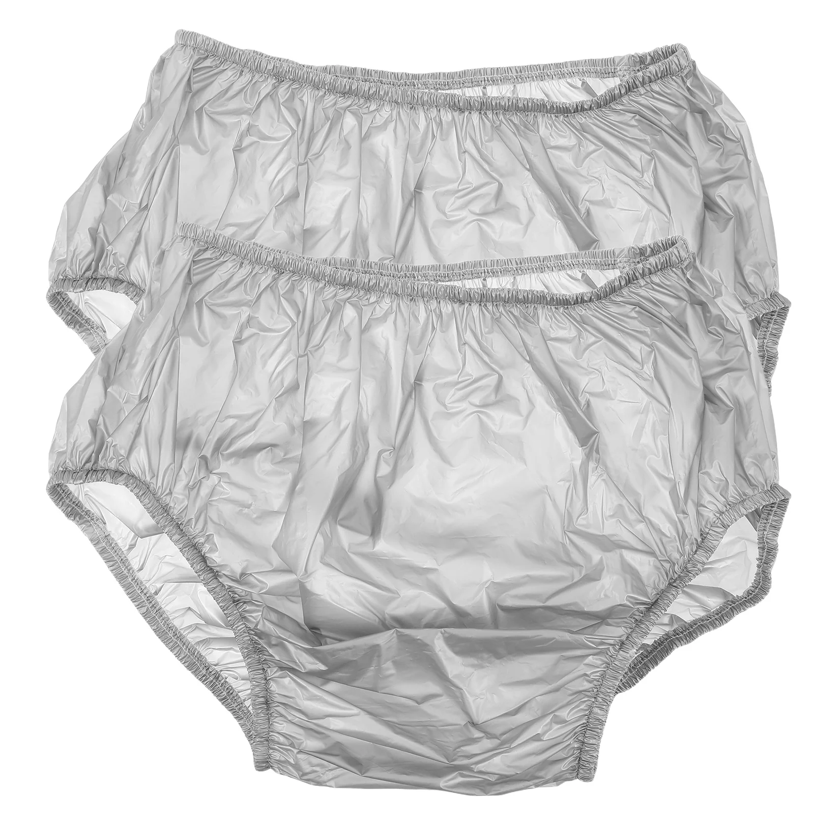 2pcs Reusable Adult Diapers Incontinence Pants Waterproof Absorbent Cloth Diaper Covers For Elderly Washable Overnight Leakproof