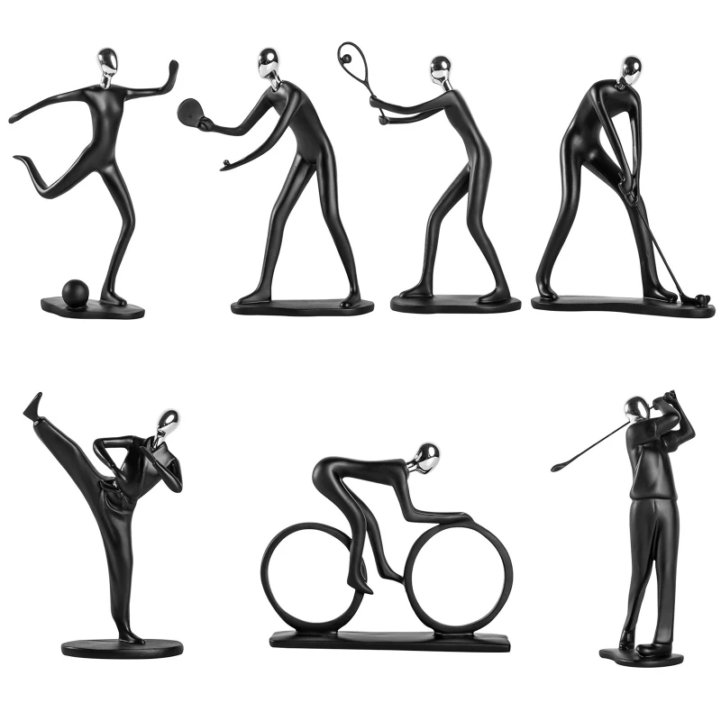 

Ornament for Home Office Dormitory Den Mini Character Statue Resin Decoration Dropship