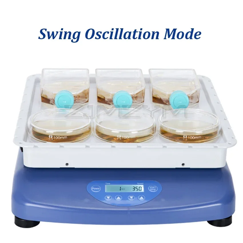 Laboratory Orbital Oscillator Lab Orbital Shaker Rotator with Adjustable Speed Digital display Timing Multi-Purpose Swing Mixer