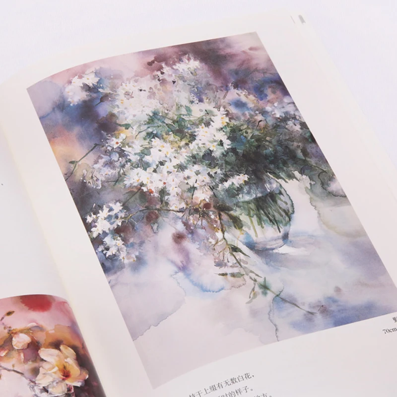 Watercolor Lesson III: How to draw a transparent sense Art Painting Design Technique Tutorial Book Coloring book