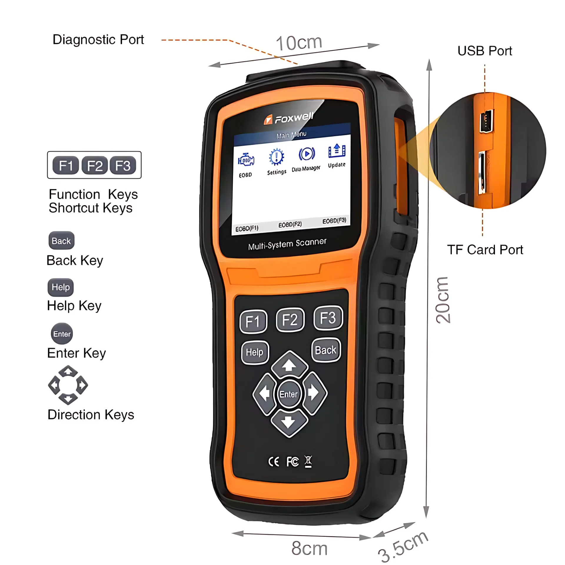 Foxwell NT530 PLUS WIFI Multi-System Scanner Universal Auto