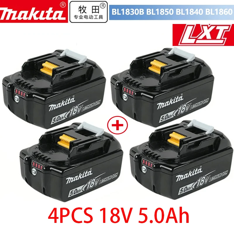 Original Makita 6Ah/5Ah/3Ah for Makita 18V Battery BL1830B BL1850B BL1850 BL1840 BL1860 BL1815 Replacement Lithium Battery