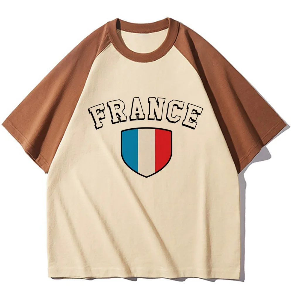 France t-shirts women Japanese anime Tee girl funny manga clothes