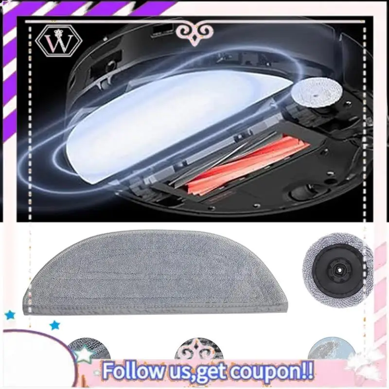 Durable For Roborock S8 Maxv Ultra Robot Vacuum Cleaner Main Side Brush Hepa Filter Mop Cloth Rag Dust Bags Spare Parts