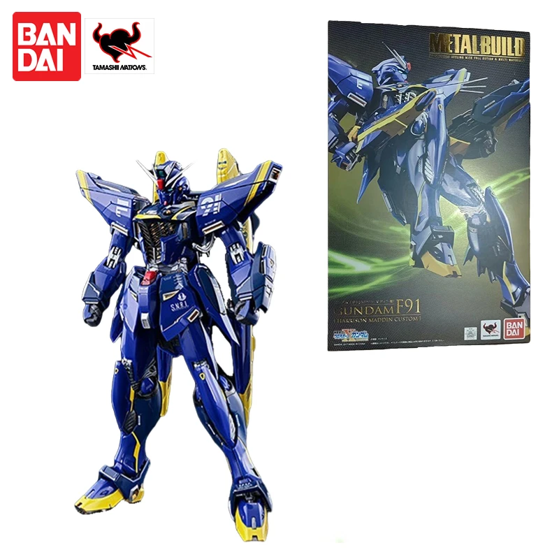 

In Stock Original Bandai Soul Limited METAL BUILD MB Venue F91 Harrison Blue Anime Action Figure Toy Gift Model Collection Hobby