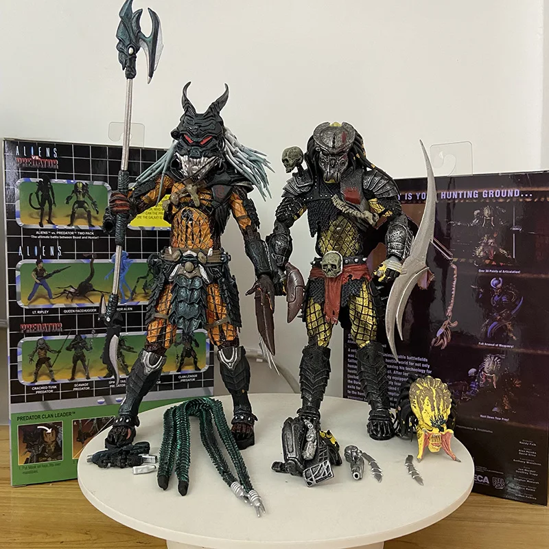 NECA Concrete Jungle Action Figure Warrior Hunter Chief Alien VS Predator Scarface Predator Deluxe Collectable Toy Gifts Dolls - view 2