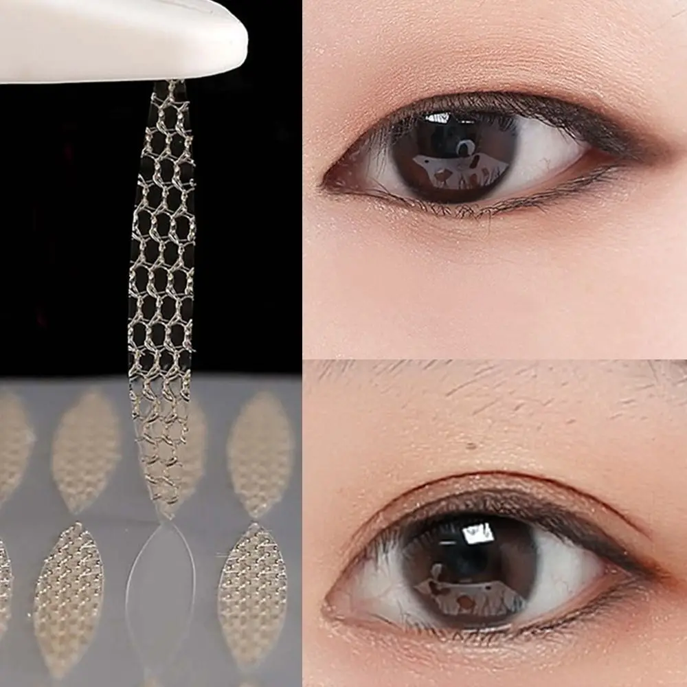 Adesivo invisível para pálpebras, adesivos para pálpebras duplas, tiras de renda para levantar os olhos, acessórios de maquiagem, ferramentas de fitas para os olhos