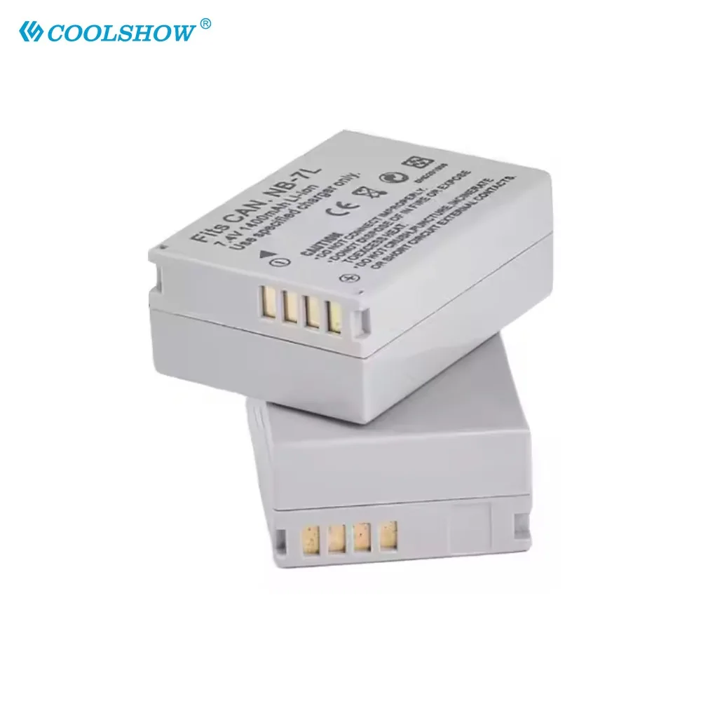 NB-7L 1400mAh batería NB 7L NB7L para Canon Powershot G10 G11 G12 SX30IS baterías recargables para cámara