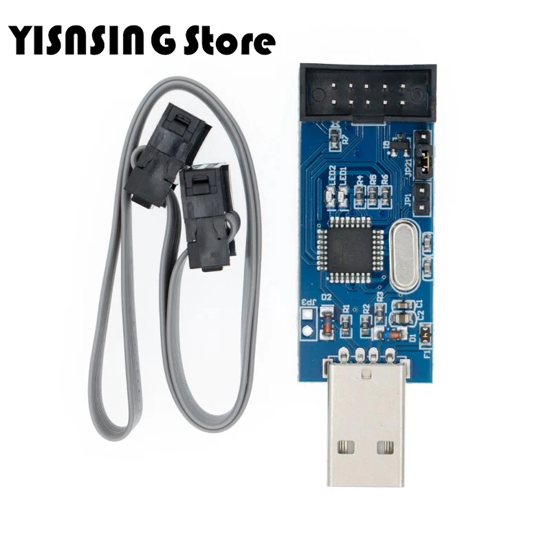 USBASP USBISP AVR программатор USB ISP ASP ATMEGA8 ATMEGA128 Поддержка Win7 64K