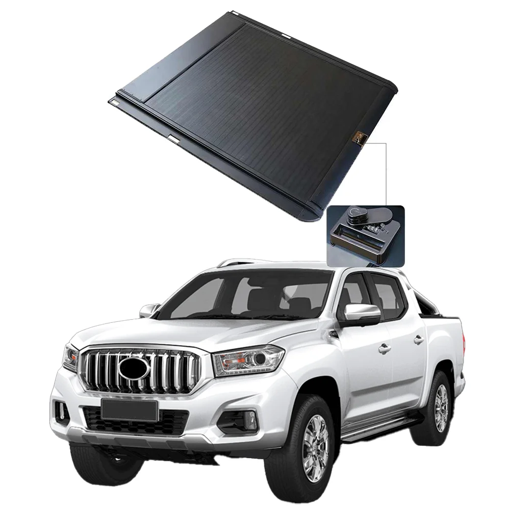 Hard Aluminum Alloy Cover Tonneau Cover Roller Lid Cover With Password Lock For MAXUS T60 T70 T90